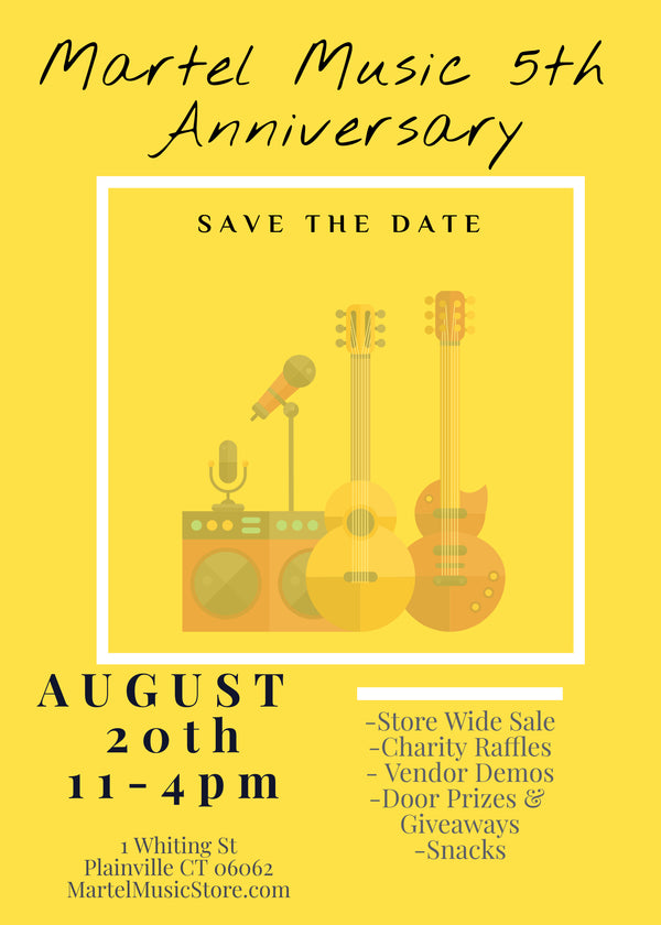 August 20th! Martel Music 5 Year Anniversary Bash!