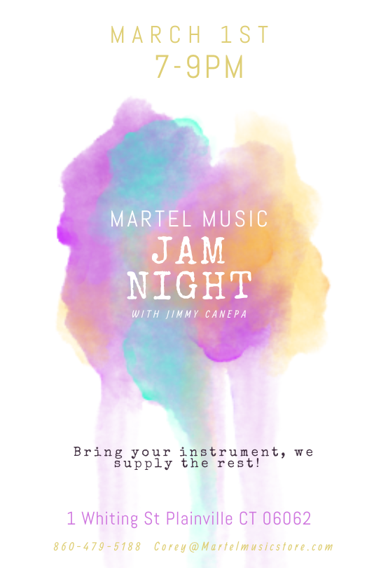 MARCH IN STORE JAM NIGHT!