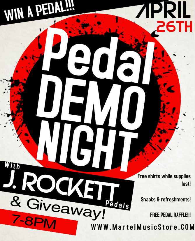 J Rocket Demo & Giveaway night!