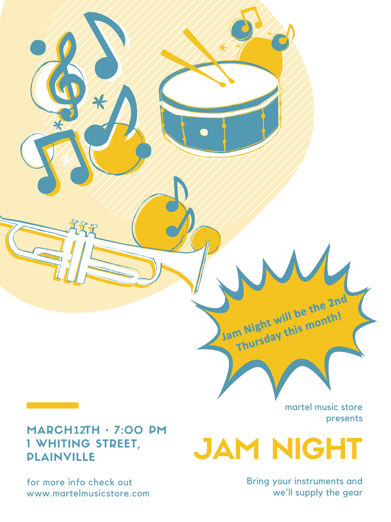 March 12th Jam Night!