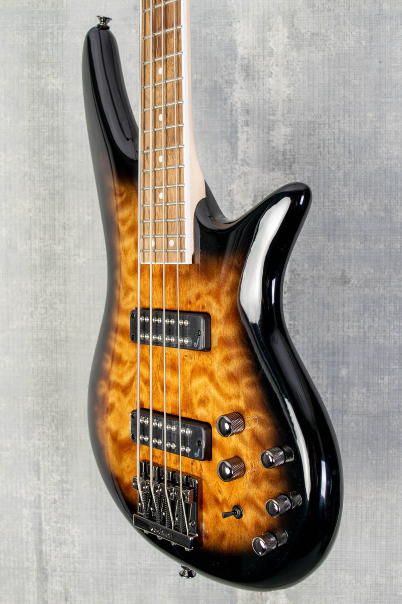 Jackson JS Series Spectra Bass JS3Q Dark Sunburst Mint