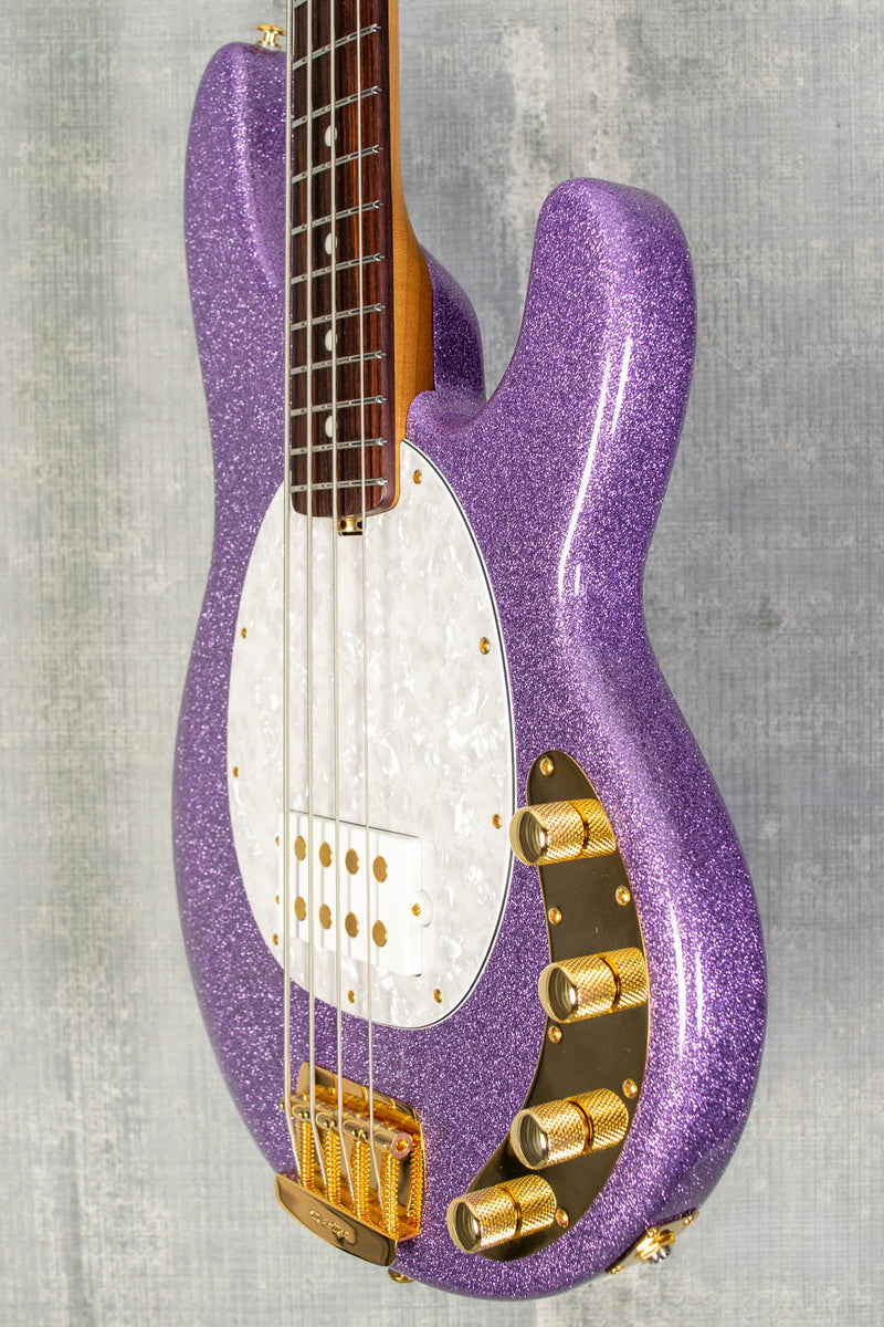 Ernie Ball Music Man StingRay H Special Amethyst Sparkle Mint