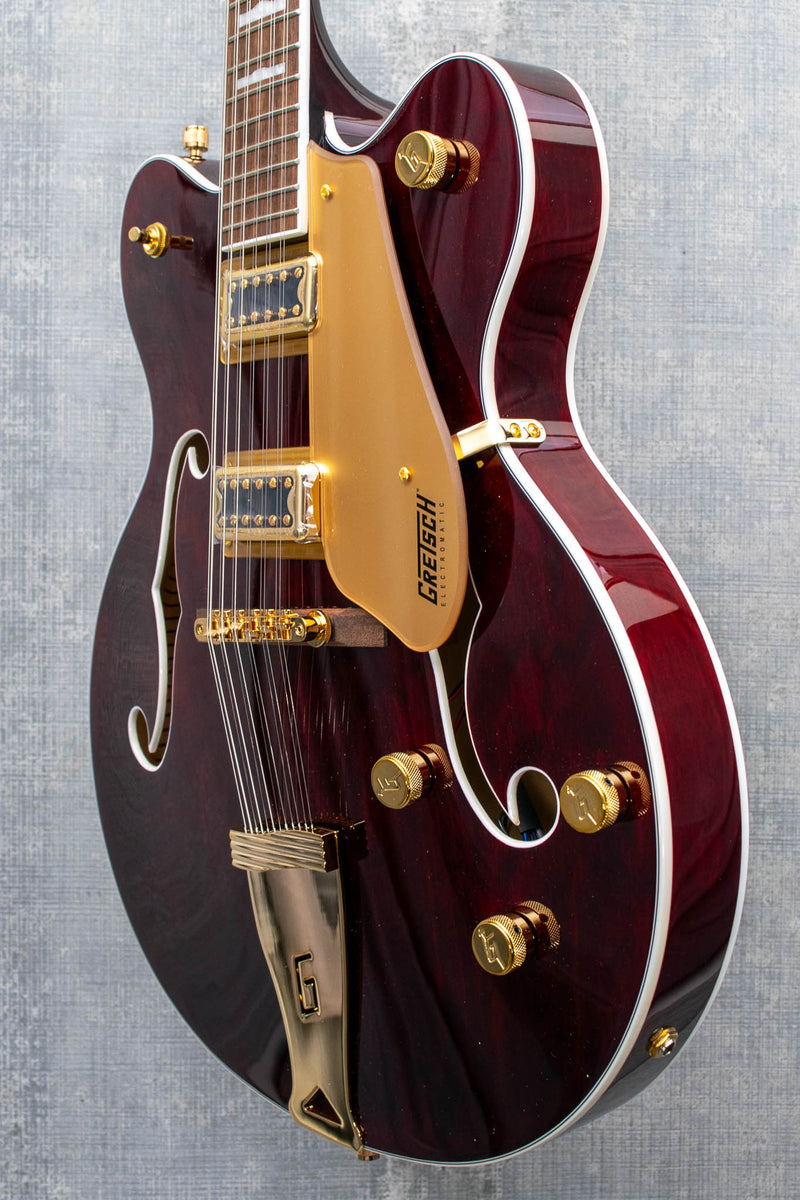 Gretsch G5422G-12 Electromatic Classic Hollow Body Double-Cut 12-String Walnut Stain Gold Hardware