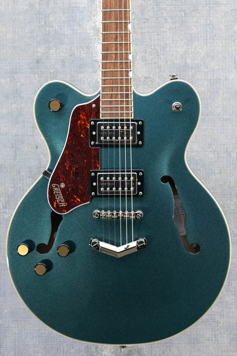 Gretsch G2622LH Streamliner Center Block Double-Cut with V-Stoptail Left-Handed Broad'Tron BT-3S Pickups Gunmetal