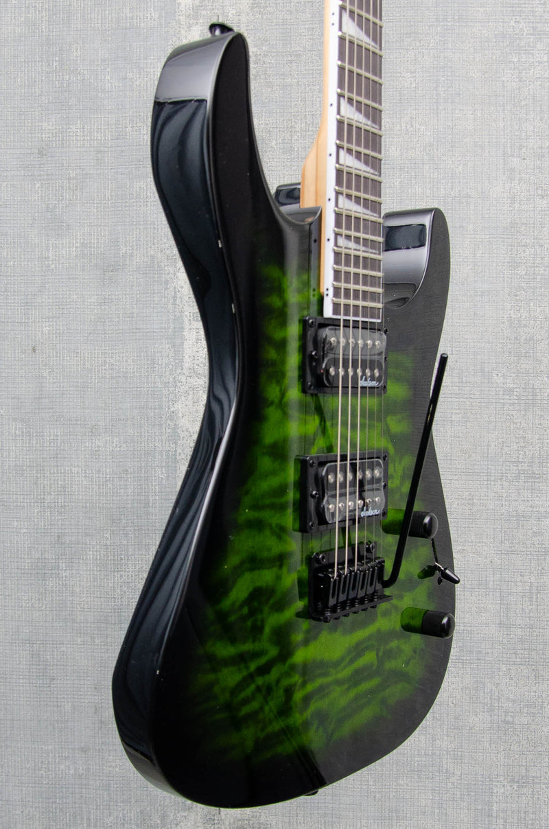 Jackson JS Series Dinky JS20 DKQ 2PT Transparent Green Burst