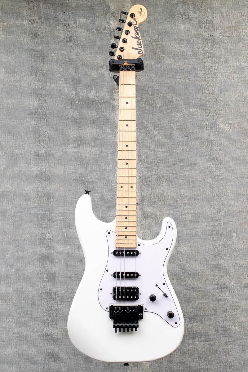 Jackson X Series Signature Adrian Smith SDXM Snow White with White Pickguard