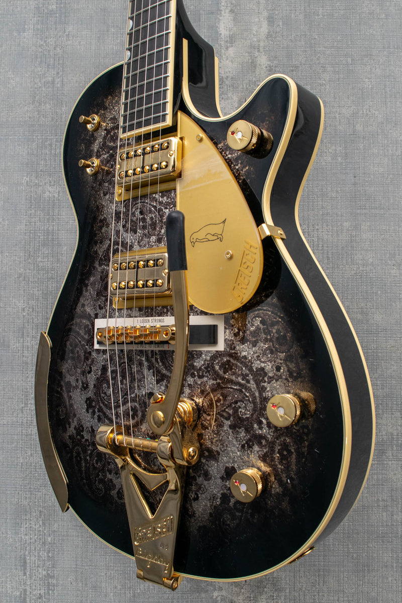 Gretsch G6134TG Limited Edition Paisley Penguin - Black Paisley