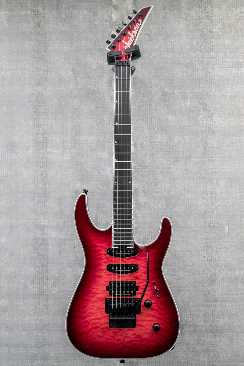 Jackson Pro Plus Series Soloist SLA3Q Fuschia Burst