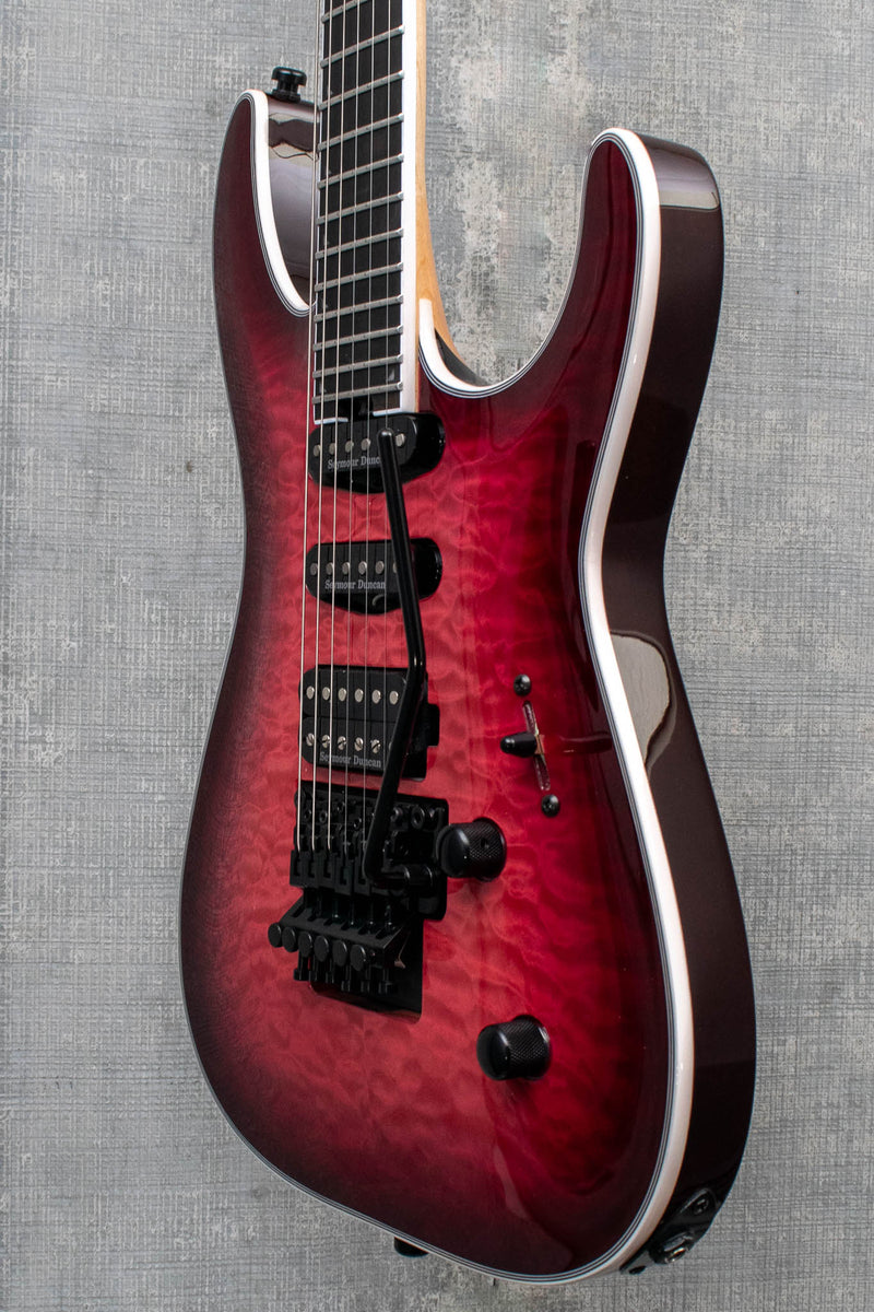 Jackson Pro Plus Series Soloist SLA3Q Fuschia Burst