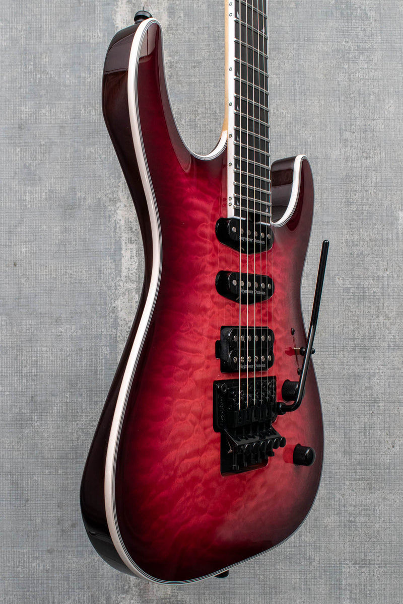 Jackson Pro Plus Series Soloist SLA3Q Fuschia Burst