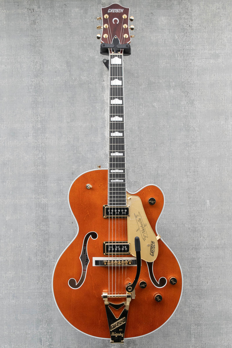 Gretsch G6120TG-DS PE Nashville Hollow Body DS with String-Thru Bigsby Roundup Orange