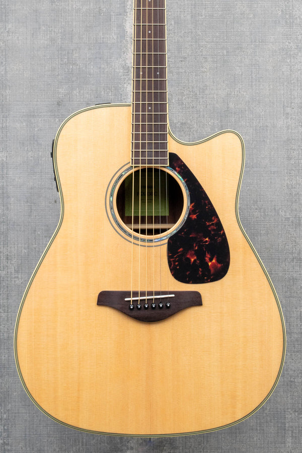 Yamaha FGX830C Natural Folk Acoustic Electric