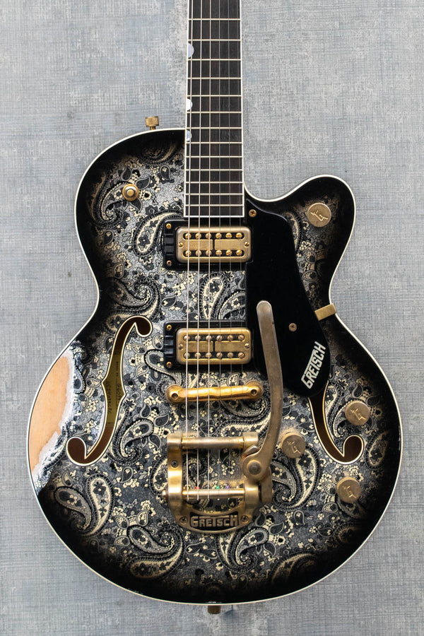 Gretsch USA Custom Shop G6659-CST Master Built By Gonzalo Madrigal Black Paisley Heavy Relic (2024)