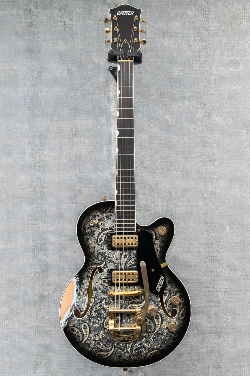 Gretsch USA Custom Shop G6659-CST Master Built By Gonzalo Madrigal Black Paisley Heavy Relic (2024)