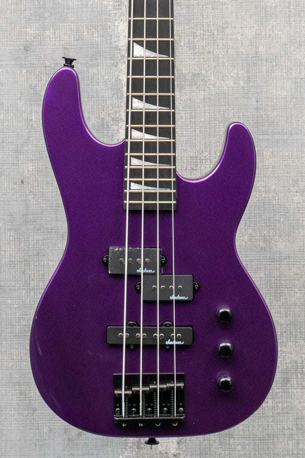 Jackson JS Series Concert Bass Minion JS1X Pavo Purple