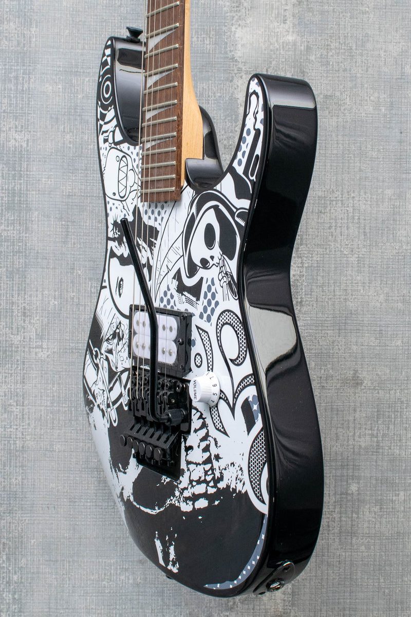 Jackson X Series Dinky DK1 H Skull Kaos (sn2)