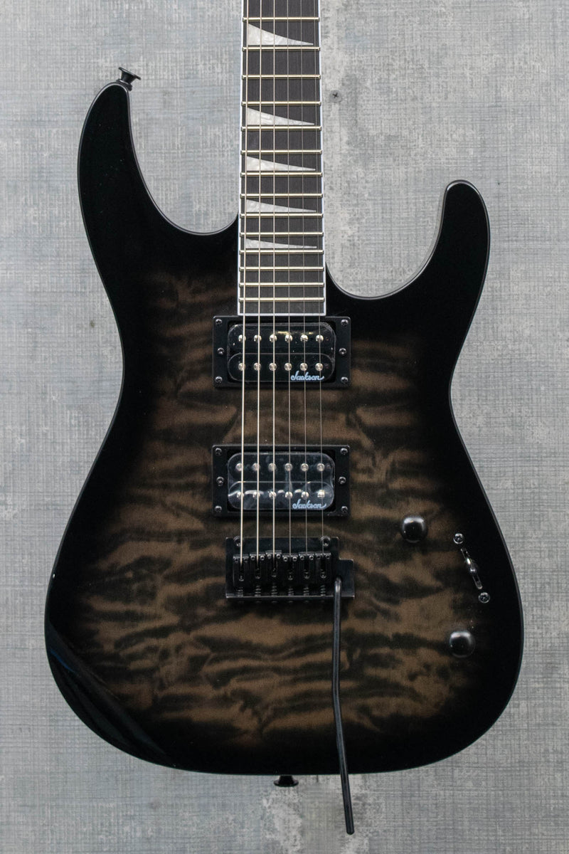 Jackson JS Series Dinky JS20 DKQ 2PT Transparent Black Burst