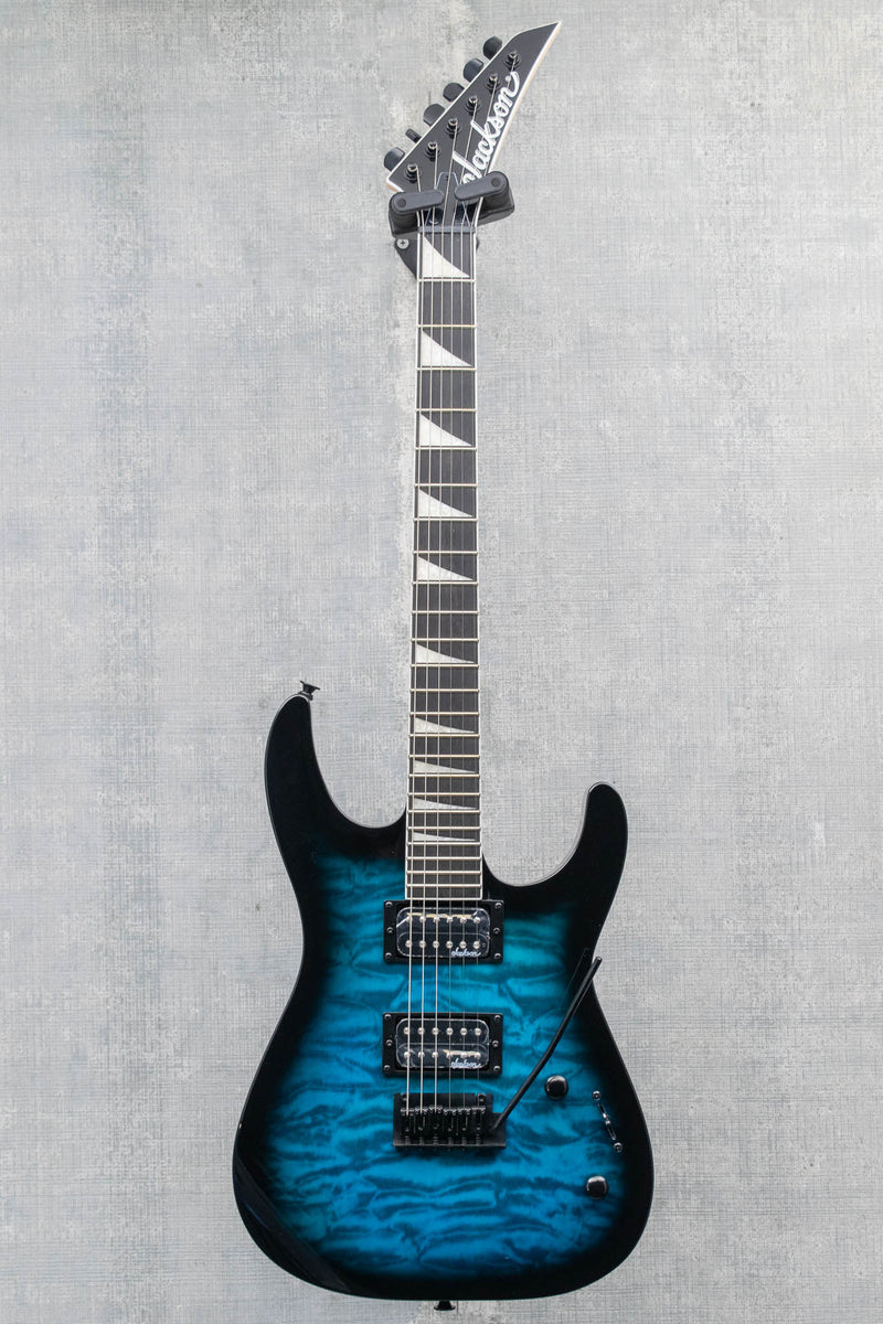 Jackson JS Series Dinky JS20 DKQ 2PT Transparent Blue Burst