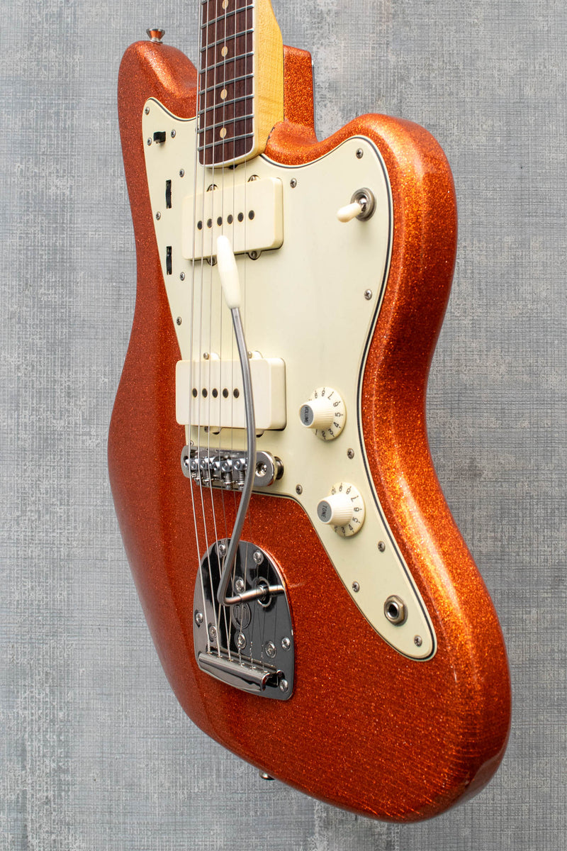 Seuf Guitars Old Hand 10 (OH-10)- Tangerine Sparkle (Matching Headstock)