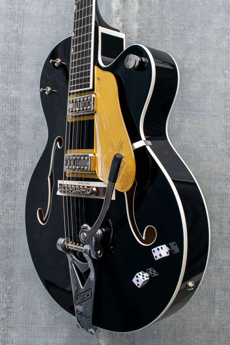 Gretsch G6120T-BSNV Brian Setzer Signature Nashville Hollow Body Black