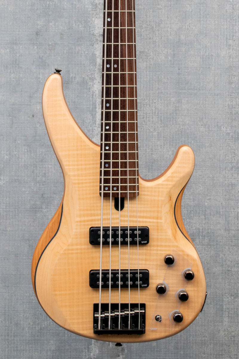 Yamaha TRBX605FM Natural Stain 5 String Bass Flamed Maple