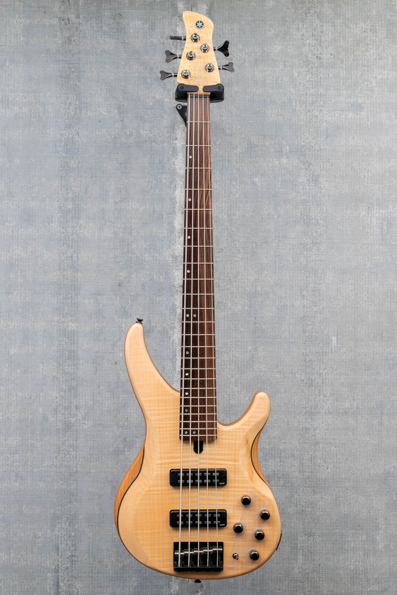 Yamaha TRBX605FM Natural Stain 5 String Bass Flamed Maple