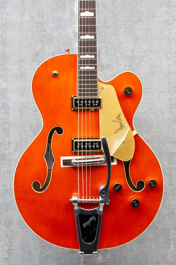 Gretsch G6120DE Duane Eddy Signature Hollow Body with Bigsby Desert Sunrise, Lacquer