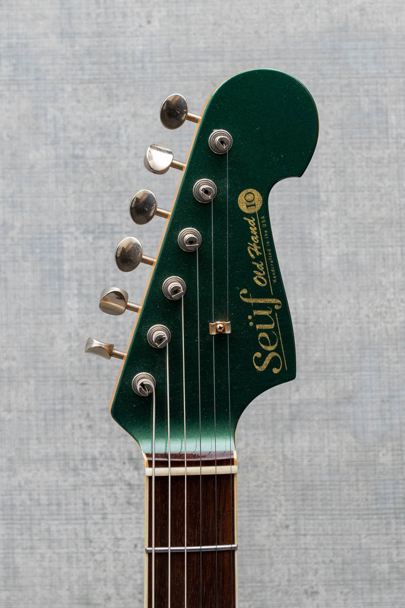 Used Seuf Guitars Old Hand 10 (OH-10) Offset Style Sherwood Green