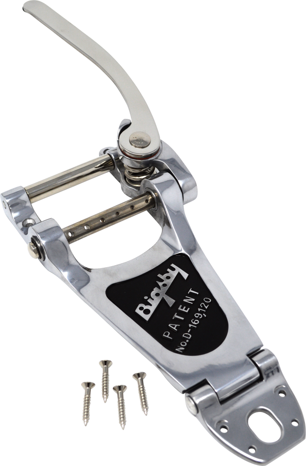 Bigsby Tailpiece B7, Polished Aluminum, String-Through