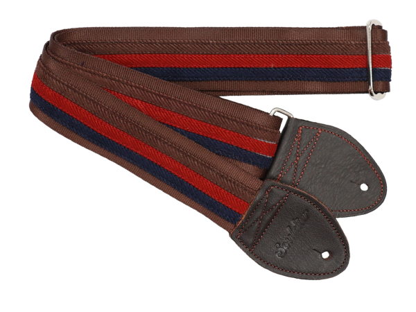 Souldier Manchester Stripe Brown Red Navy Strap