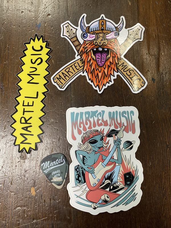 Martel Music Sticker 3- Pack