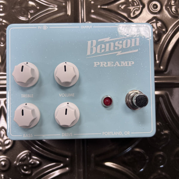 Used Benson Preamp - Baby Blue Sparkle