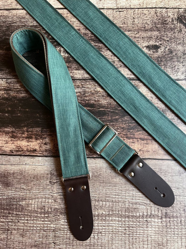 Josey Straps Peacock Green Guitar Strap