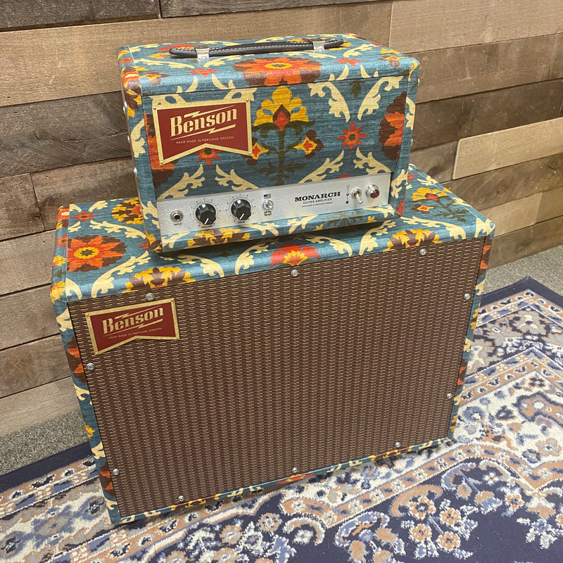 Benson Amps Monarch 15-Watt Head & 1x12 Cabinet - Aunt Gertie/Oxblood Grille