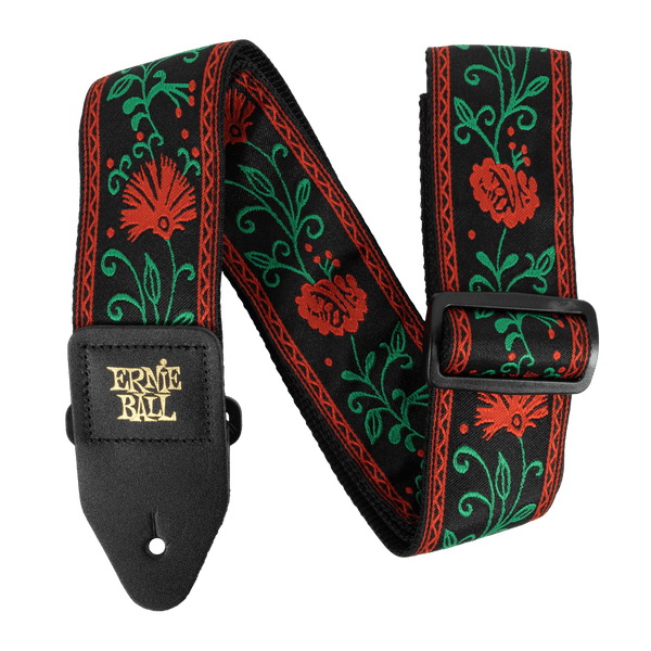 Ernie Ball Classic Jacquard Guitar Strap/Bass Strap - Western Rose