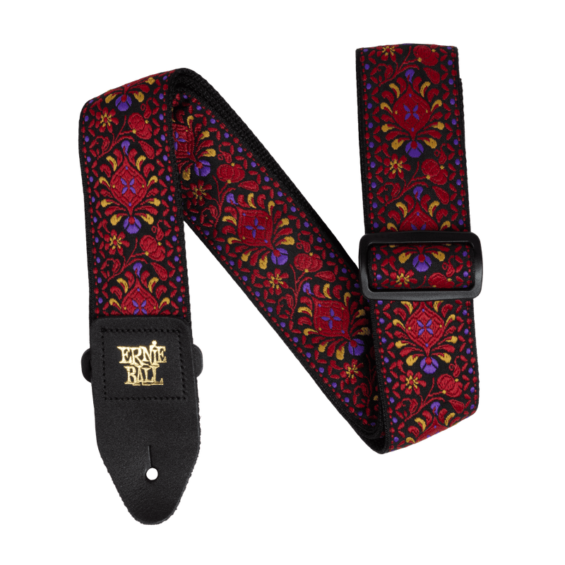 Ernie Ball Classic Jacquard Guitar/Bass Strap - Crimson Royal Bloom