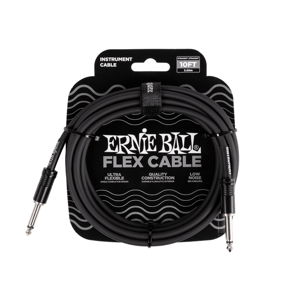 Ernie Ball Flex Cable 10ft Black