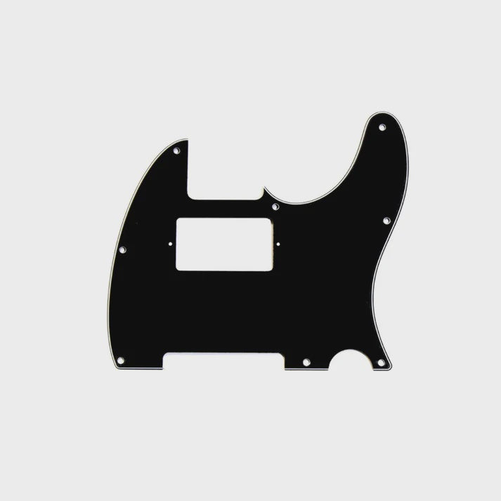 PG-9562 8-hole Humbucking Pickguard for Telecaster - Black 3 Ply (B/W/B)