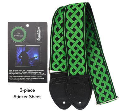 Souldier Jake Cinninger Signature Celtic Knot Kelly Green Strap