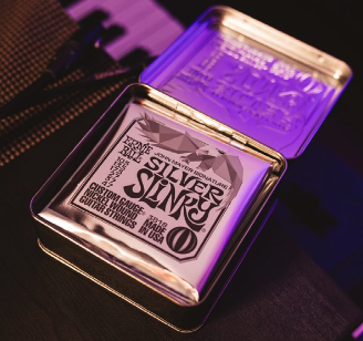 Ernie Ball John Mayer Silver Slinky Signature Electric Guitar Strings 3-pack