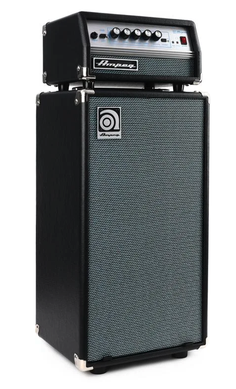 Ampeg Micro VR 200-Watt Bass Amp Head w/ Matching SVT-210AV Cab Black