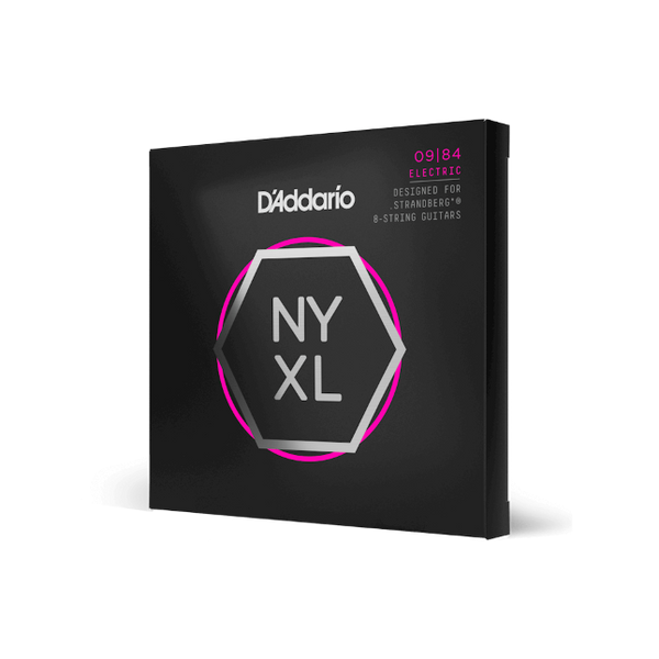 D'Addario 09-84 Custom Light 8-String Strandberg NYXL Electric Guitar Strings