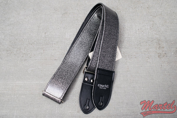 Couch Black Sparkle Guitar Strap