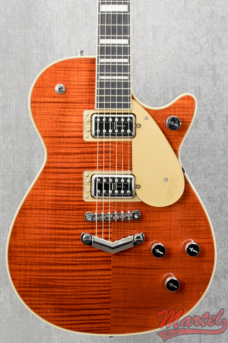 Gretsch G6228FM Players Edition Jet, Flame Maple - Bourbon Stain B-Stock