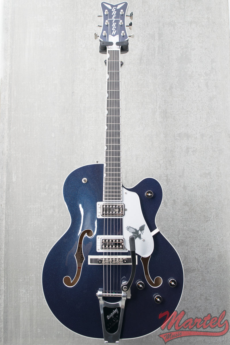 Gretsch G6136T-RR Rich Robinson Signature Falcon with Bigsby Raven's Breast Blue