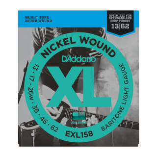 D'Addario EXL158 Nickel Wound, Baritone Light, 13-62