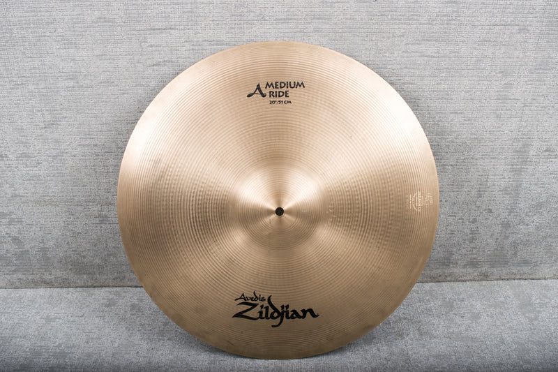 Used Zildjian 20" A Zildjian Medium Ride Cymbal