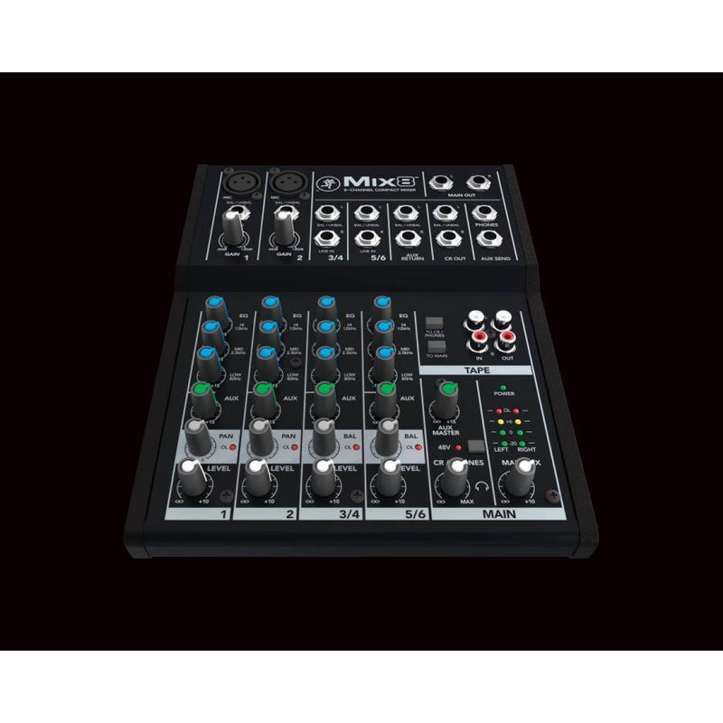 Mackie MIX8 8 Channel Compact Mixer