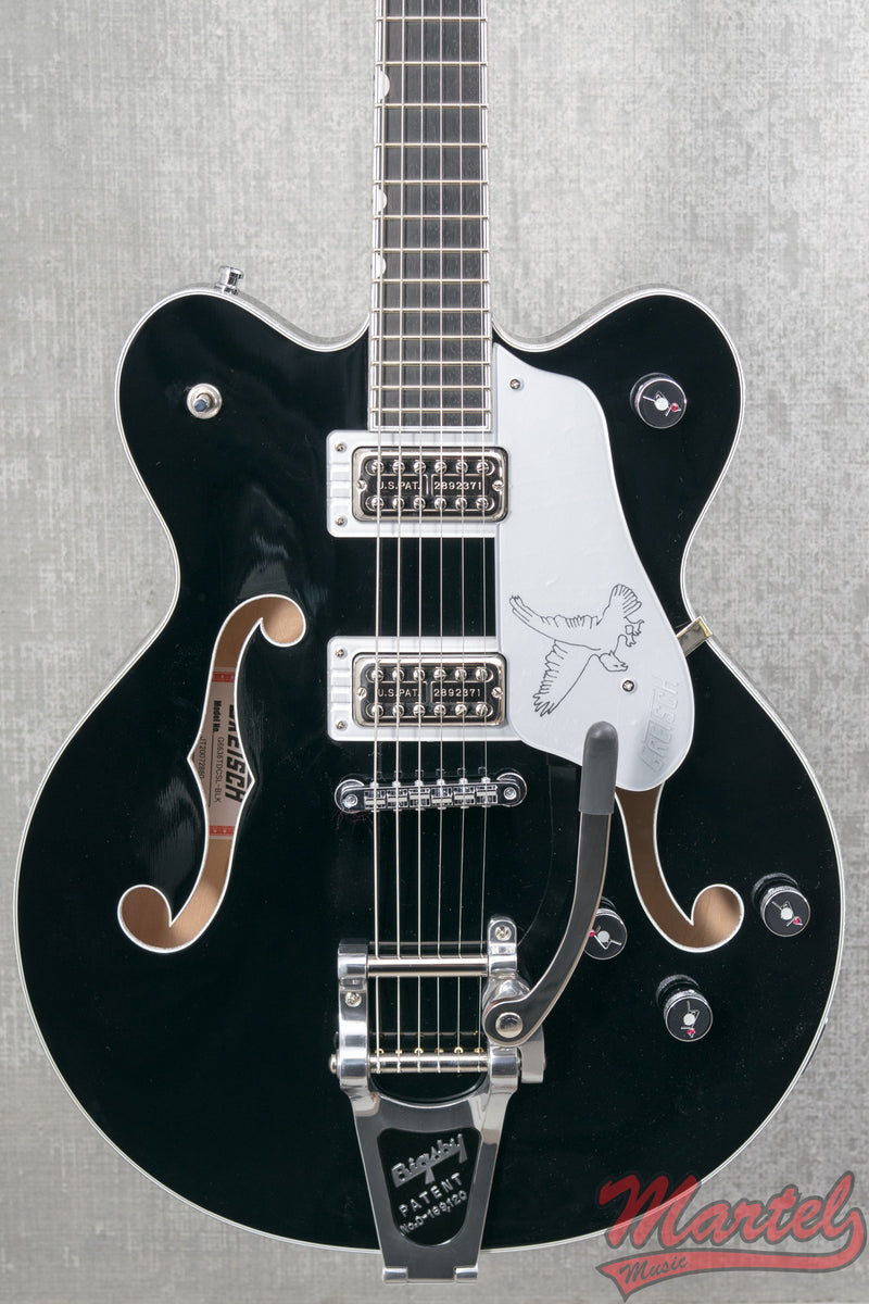 Gretsch G6636TSL Players Edition Silver Falcon String-Thru Bigsby Black