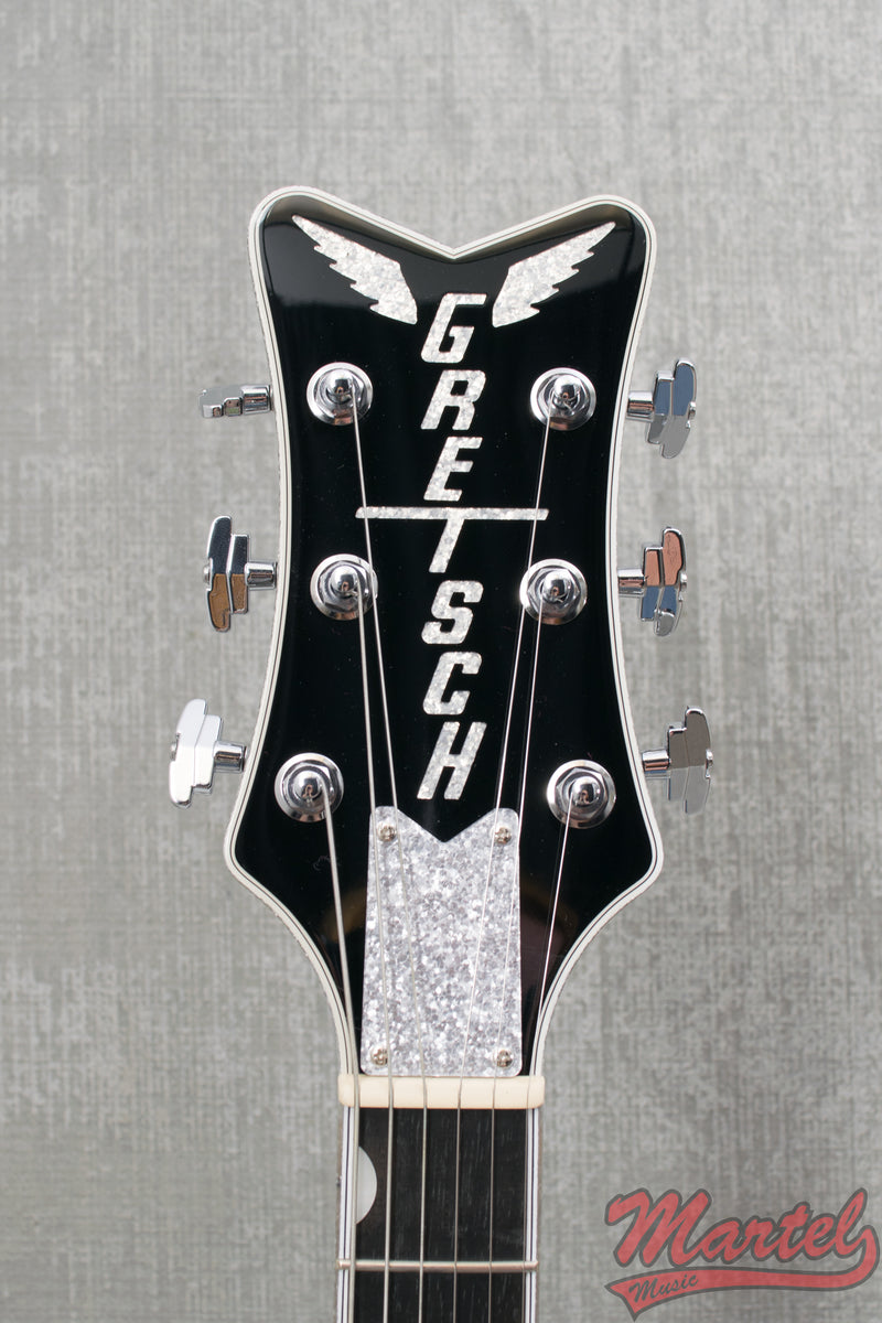 Gretsch G6636TSL Players Edition Silver Falcon String-Thru Bigsby Black